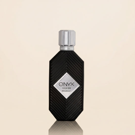 KHADLAJ ONYX SILVER 100 ML EAU DE PARFUM FOR MEN AND WOMEN - Khadlaj Perfumes