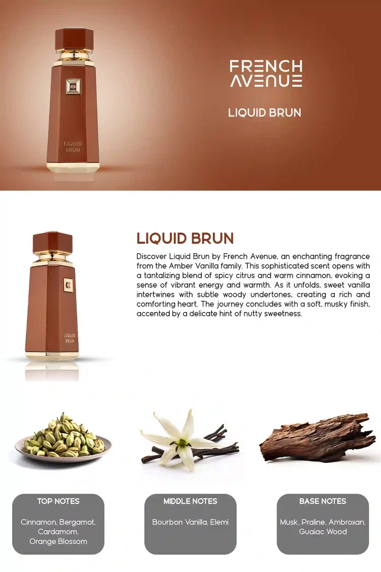 French Avenue Liquid Brun Perfume for Women & Men – 100Ml
