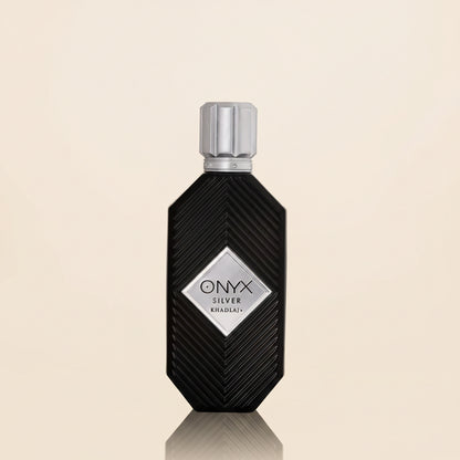 KHADLAJ ONYX SILVER 100 ML EAU DE PARFUM FOR MEN AND WOMEN - Khadlaj Perfumes