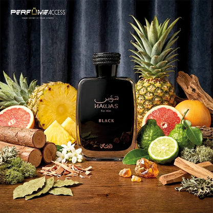 Rasasi Hawas Black Perfume for Men – 100Ml
