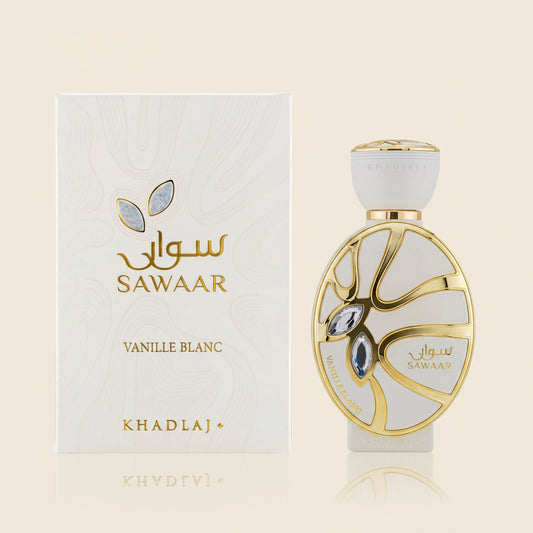 SAWAAR VANILLE BLANC 100 ML EXTRAIT DE PARFUM SPRAY FOR WOMEN - Khadlaj Perfumes