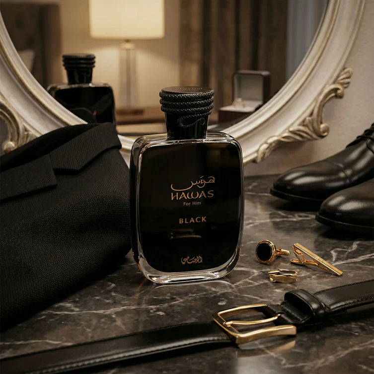 Rasasi Hawas Black Perfume for Men – 100Ml